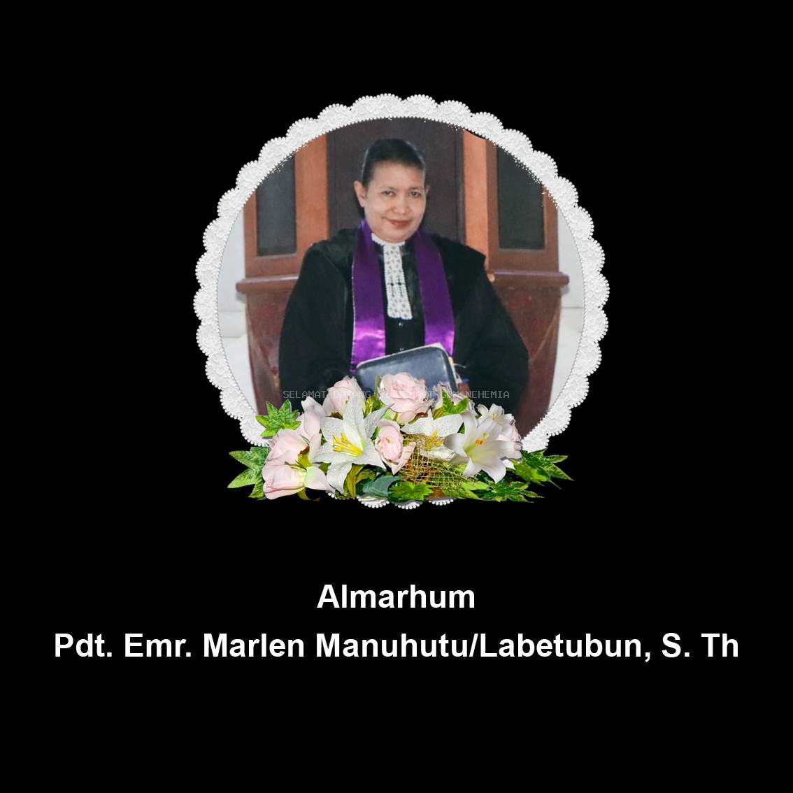 Pemakaman Pdt. Emr. Marlen manuhutu/Labetubun, S. Th