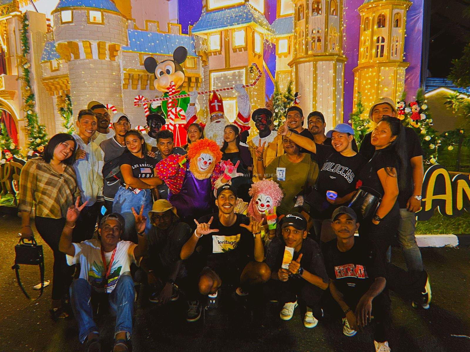 Sambut Natal, AMGPM Ranting Ebed Pawai Santa Claus 