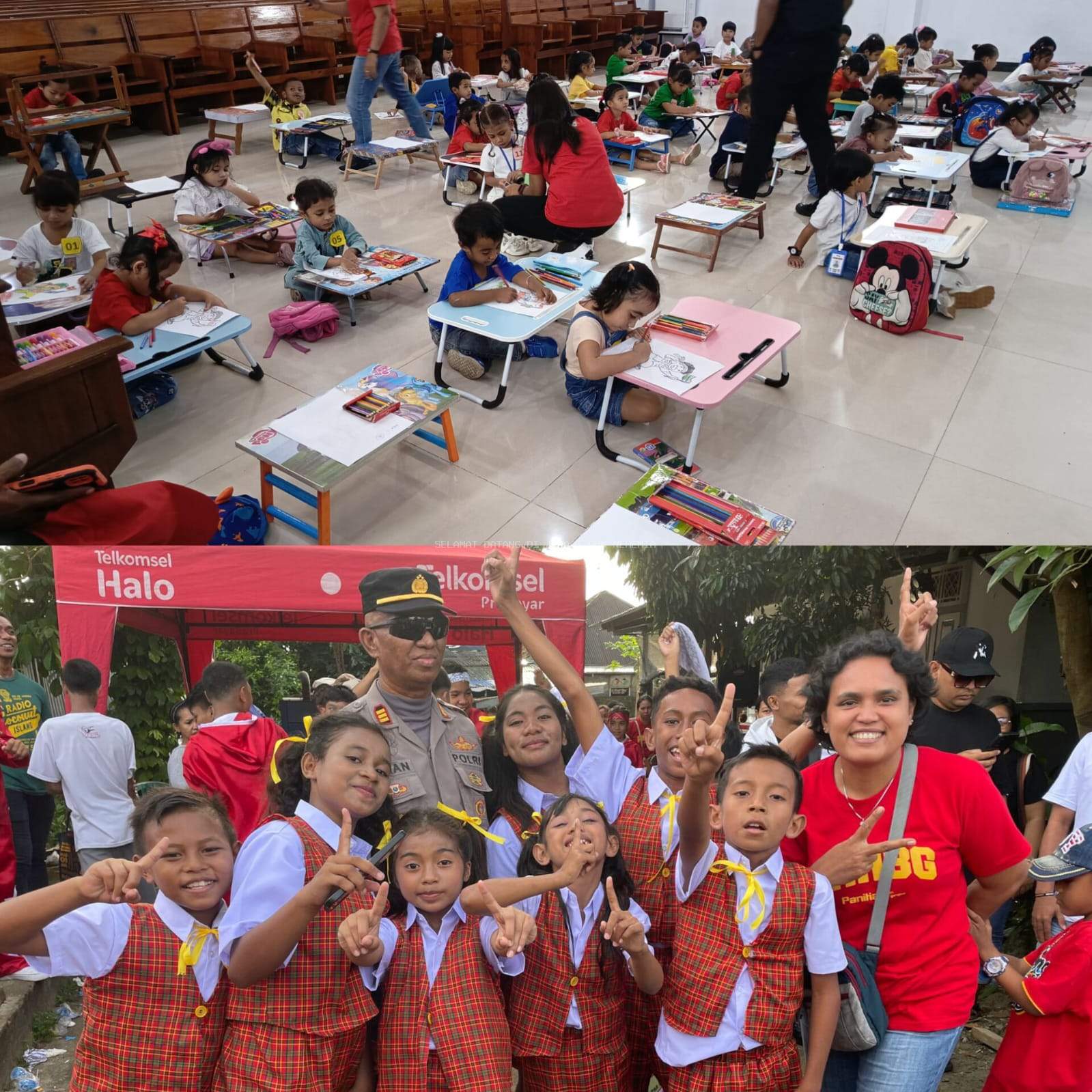 Lomba Mewarnai dan Baris Empang, Siapakah Juaranya? 