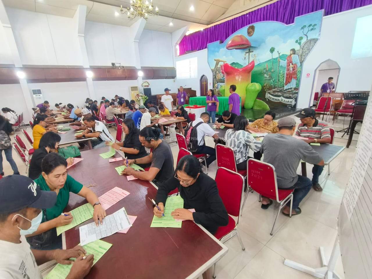 GPM Nehemia Menanti Hasil Pemilihan Penatua, Perhitungan Diaken Selesai